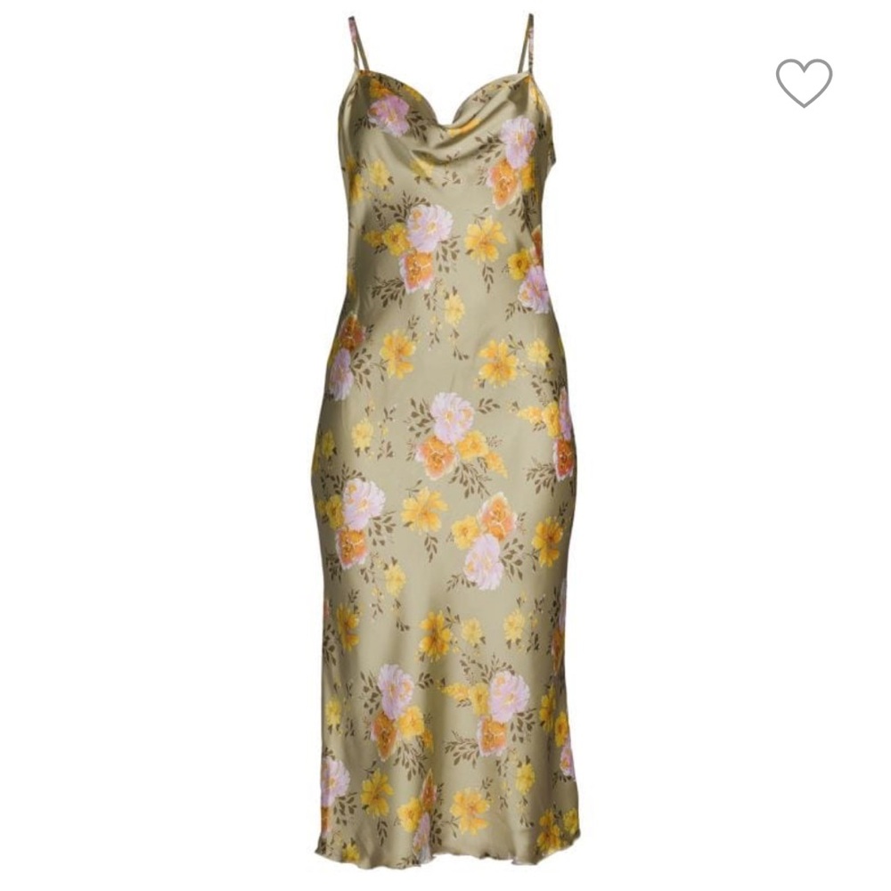 BEBE Floral Slip Dress